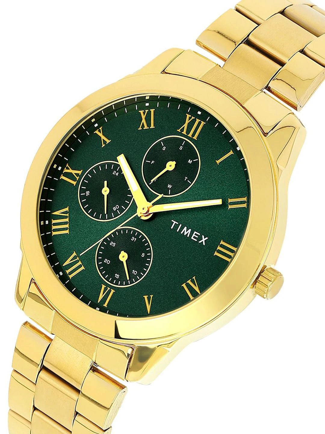 Timex Trendline Round 21mm Green Dial Analog Watch - TWEG18527