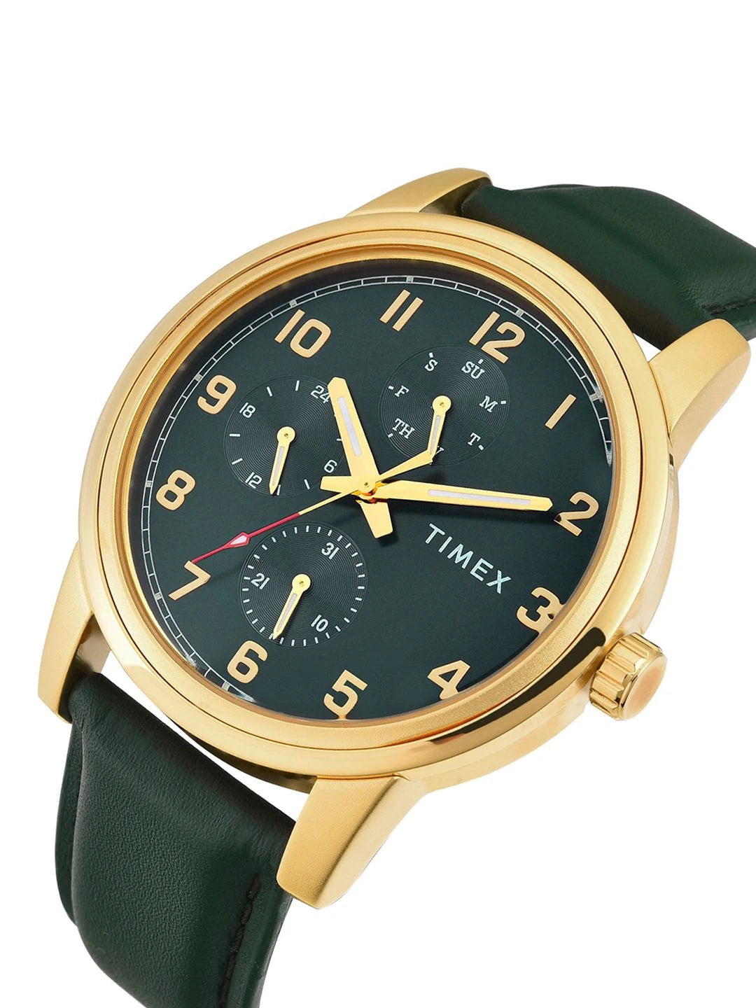 Timex Trendline Round 21mm Green Dial Analog Watch - TWEG18907