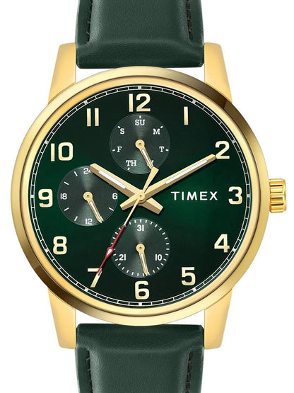Timex Trendline Round 21mm Green Dial Analog Watch - TWEG18907