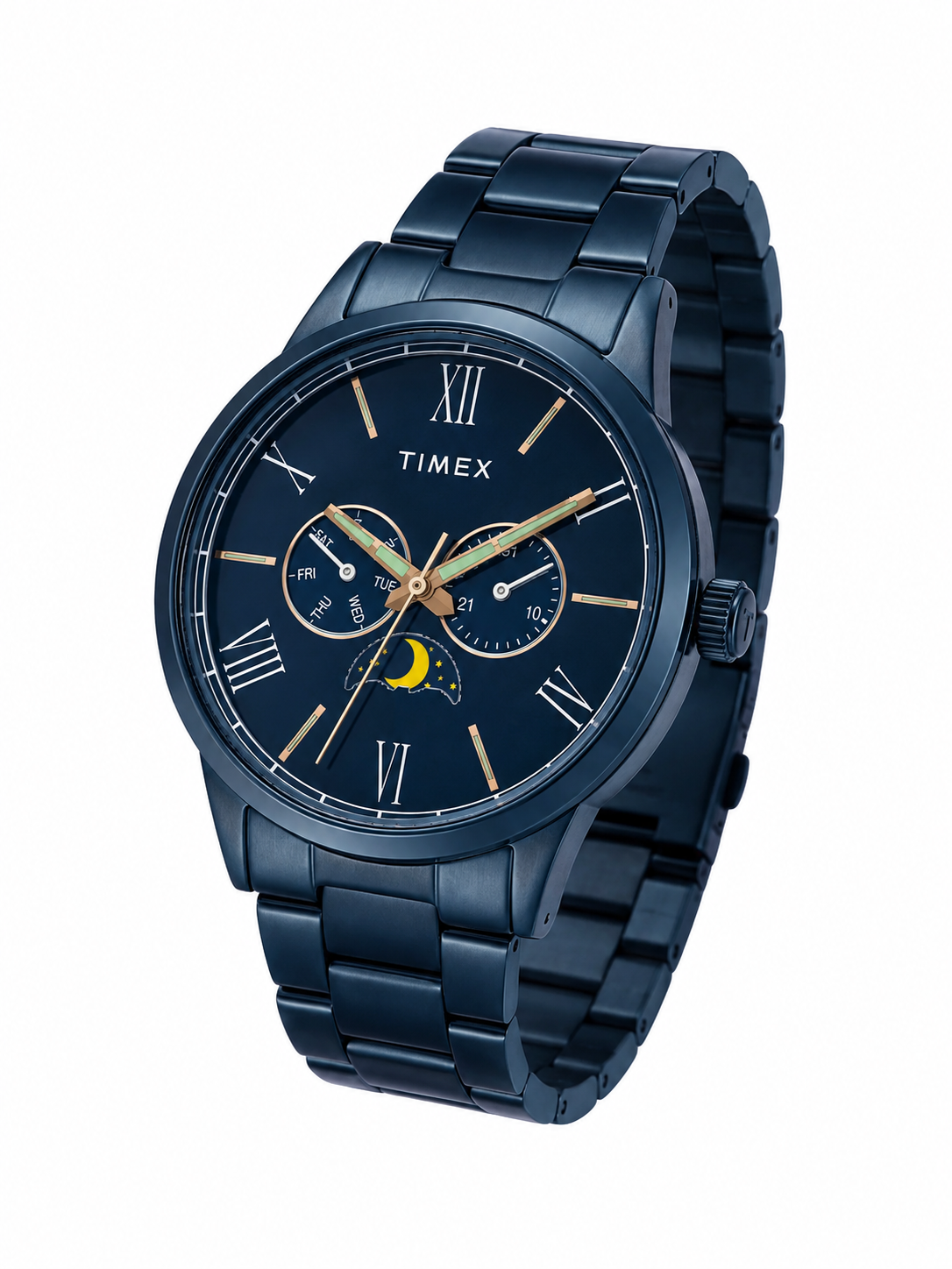 Timex Modern Round Blue Dial Analog Watch - TWEG19946
