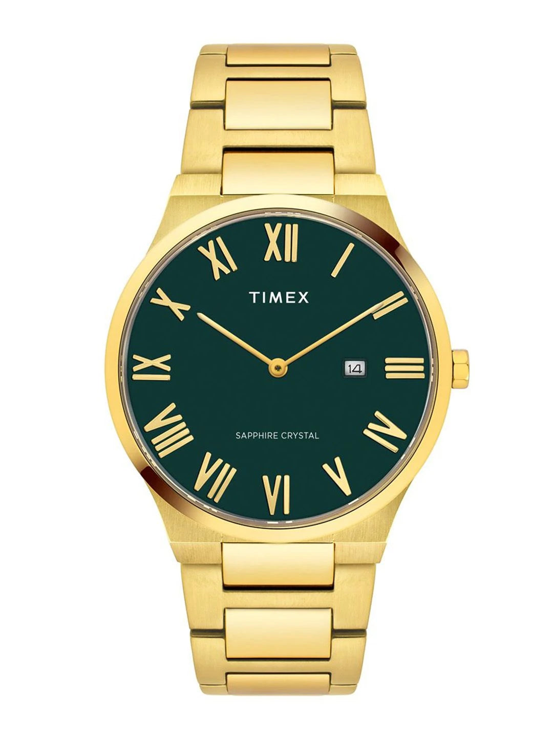 Timex Signio Round 41mm Green Dial Analog Watch - TWEG23608