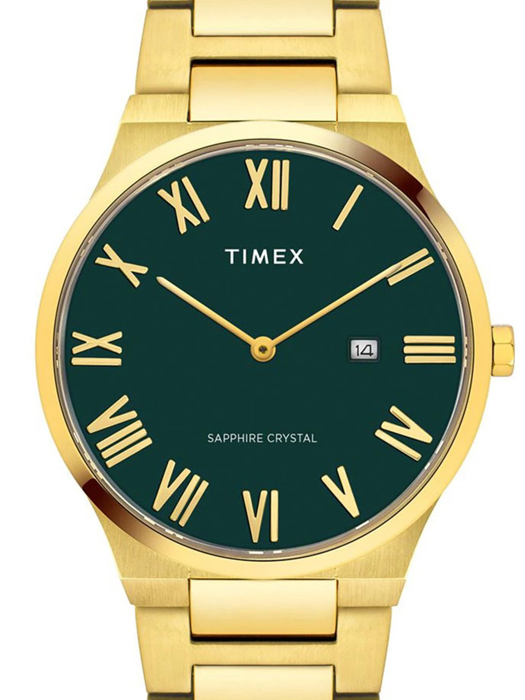 Timex Signio Round 41mm Green Dial Analog Watch - TWEG23608