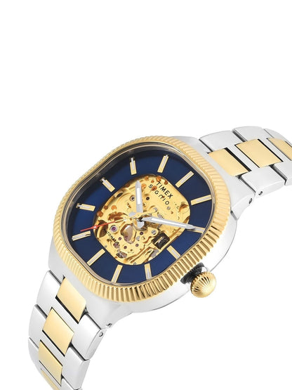 Timex Skeleton Dial & Bracelet Style Straps Analogue Automatic Motion Powered Watch - TWEG24700