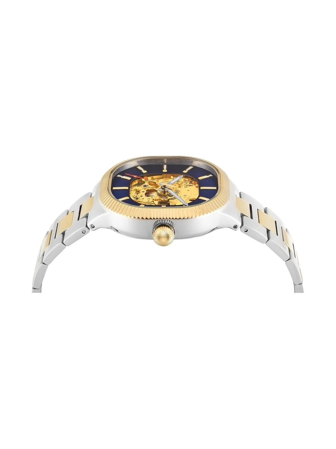 Timex Skeleton Dial & Bracelet Style Straps Analogue Automatic Motion Powered Watch - TWEG24700