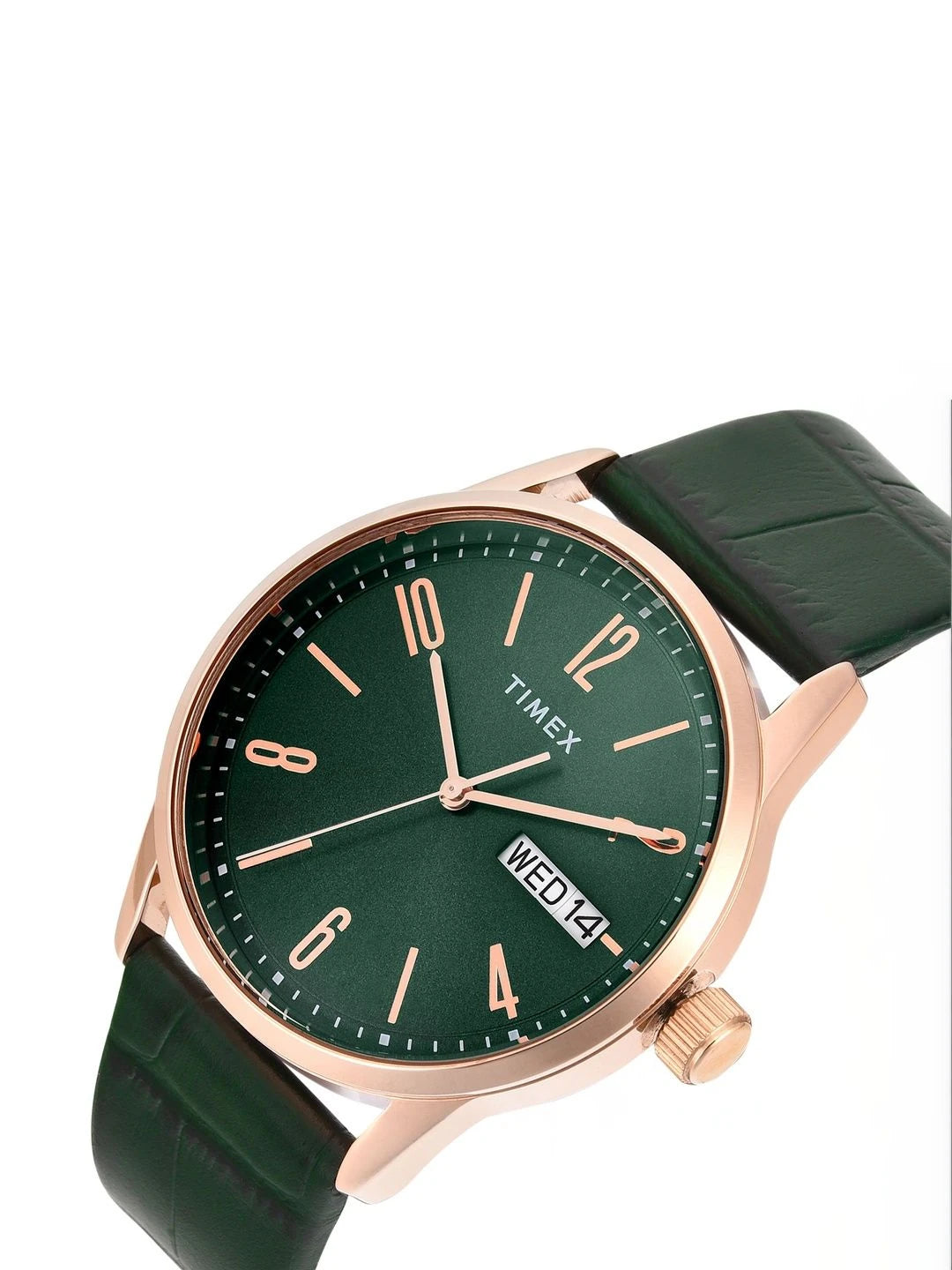 Timex Trendline Round 21mm Green Dial Analog Watch - TWEG25509