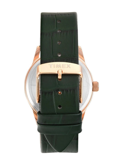 Timex Trendline Round 21mm Green Dial Analog Watch - TWEG25509