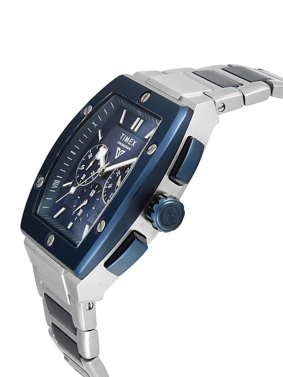 Timex Vector Rectangle 21mm Blue Dial Analog Watch - TWEG26202