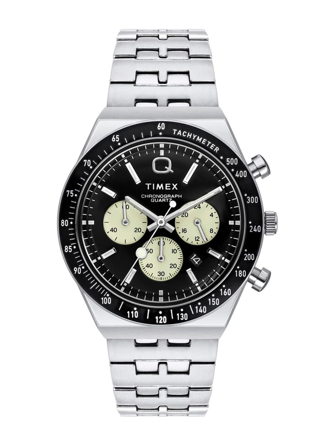 Timex Q Round 21mm Black Dial Analog Watch - TWEG26402