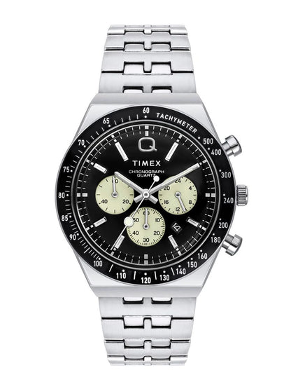 Timex Q Round 21mm Black Dial Analog Watch - TWEG26402