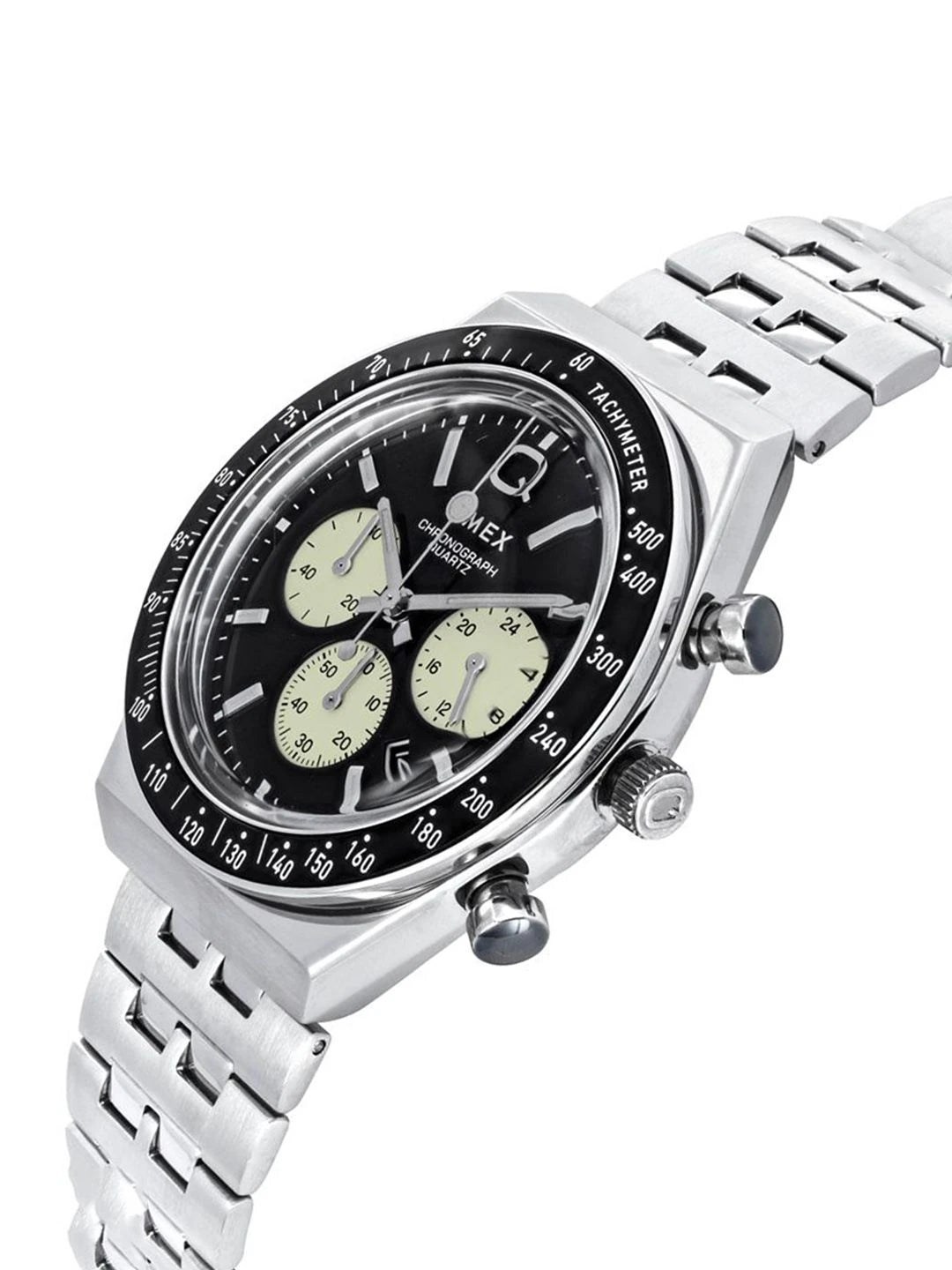 Timex Q Round 21mm Black Dial Analog Watch - TWEG26402
