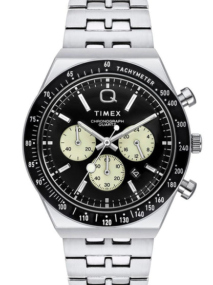 Timex Q Round 21mm Black Dial Analog Watch - TWEG26402