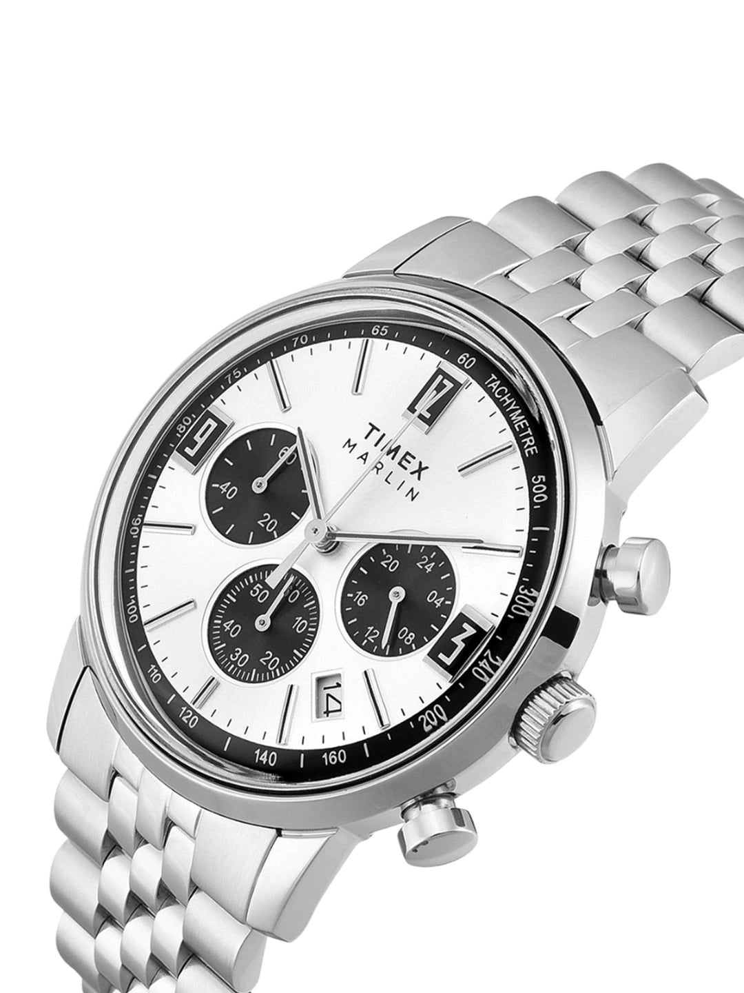 Timex Marlin Round 21mm Silver Dial Analog Watch - TWEG26704