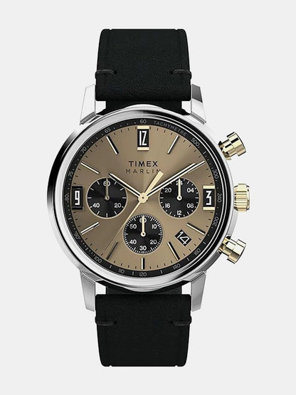 Timex Dial & Leather Straps Analogue Chronograph Watch - TWEG26709