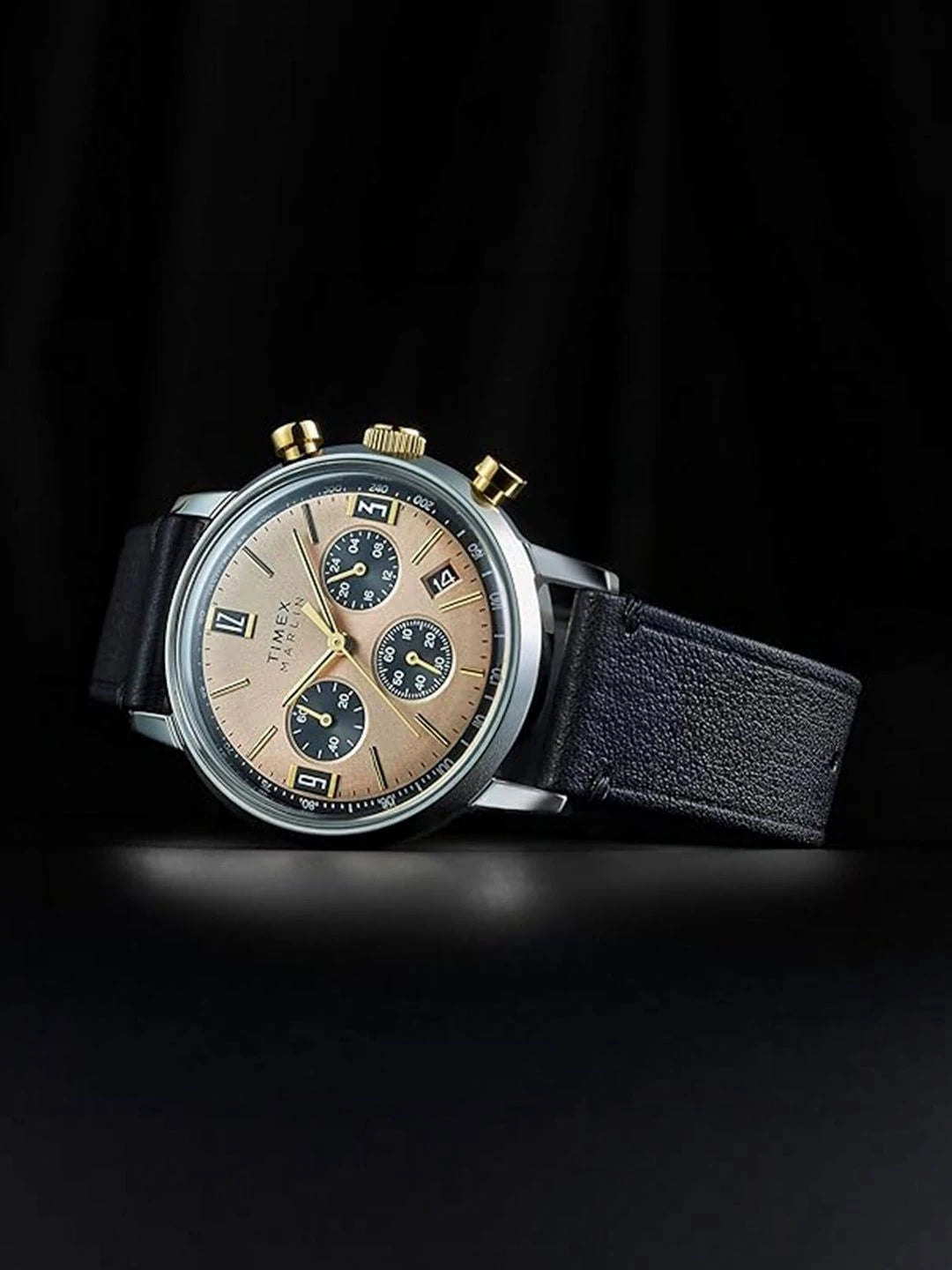 Timex Dial & Leather Straps Analogue Chronograph Watch - TWEG26709