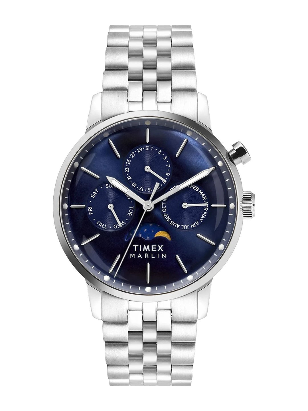 Timex Marlin Round 21mm Blue Dial Analog Watch - TWEG26802