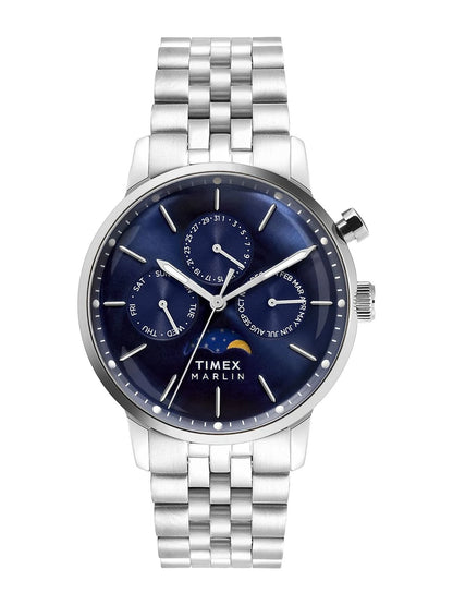 Timex Marlin Round 21mm Blue Dial Analog Watch - TWEG26802