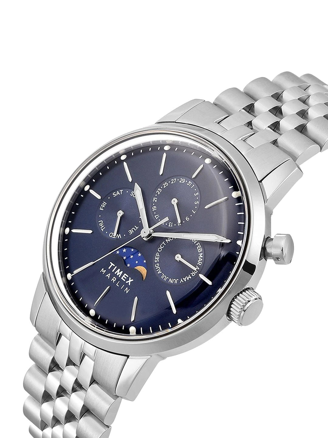 Timex Marlin Round 21mm Blue Dial Analog Watch - TWEG26802