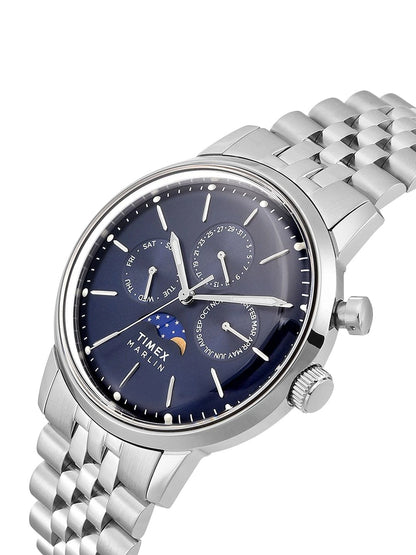 Timex Marlin Round 21mm Blue Dial Analog Watch - TWEG26802