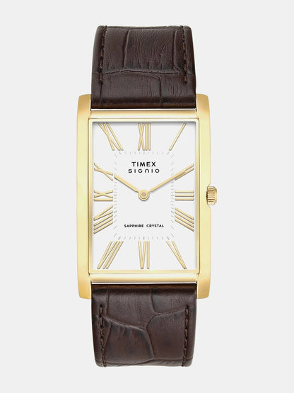 Timex Signio Round White Dial Analog Watch - TWEG34300