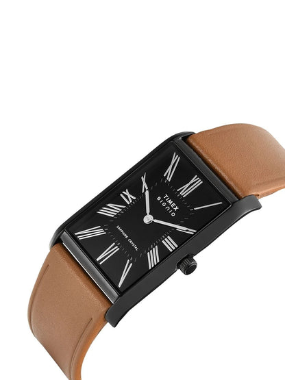 Timex Dial & Leather Straps Analogue Watch - TWEG34302