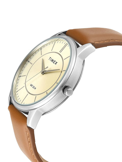 Timex Trendline Round 21mm Champagne Dial Analog Watch - TWTG12100