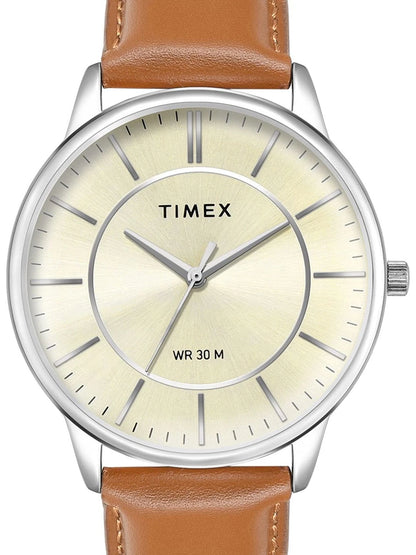 Timex Trendline Round 21mm Champagne Dial Analog Watch - TWTG12100