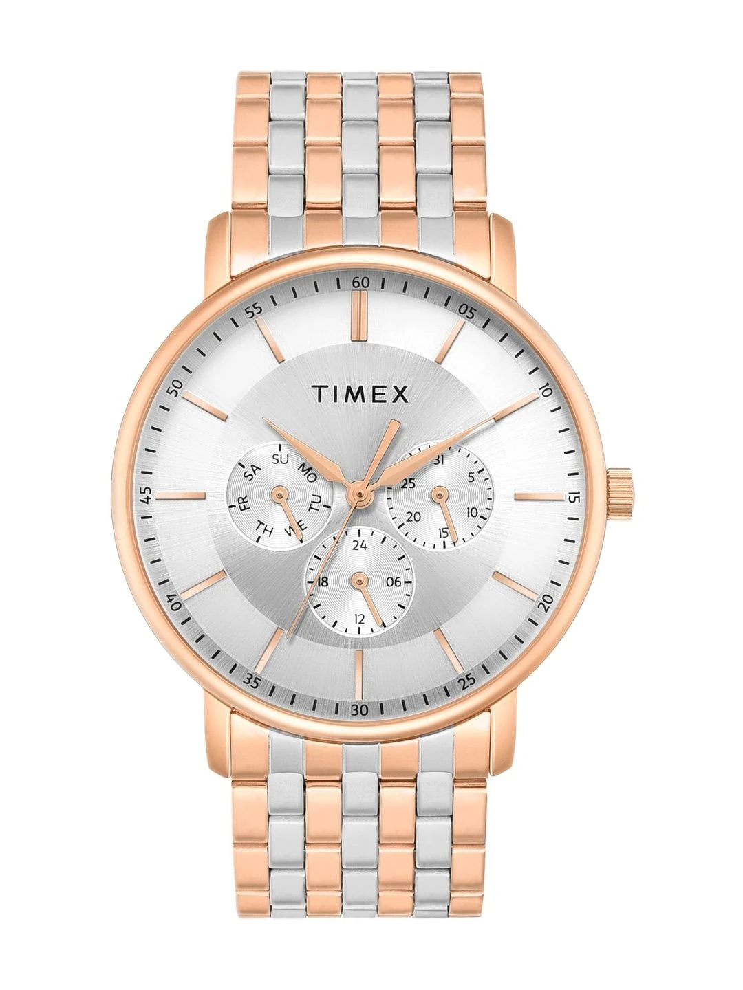 Timex Trendline Round 42mm Silver Dial Analog Watch - TWTG12805