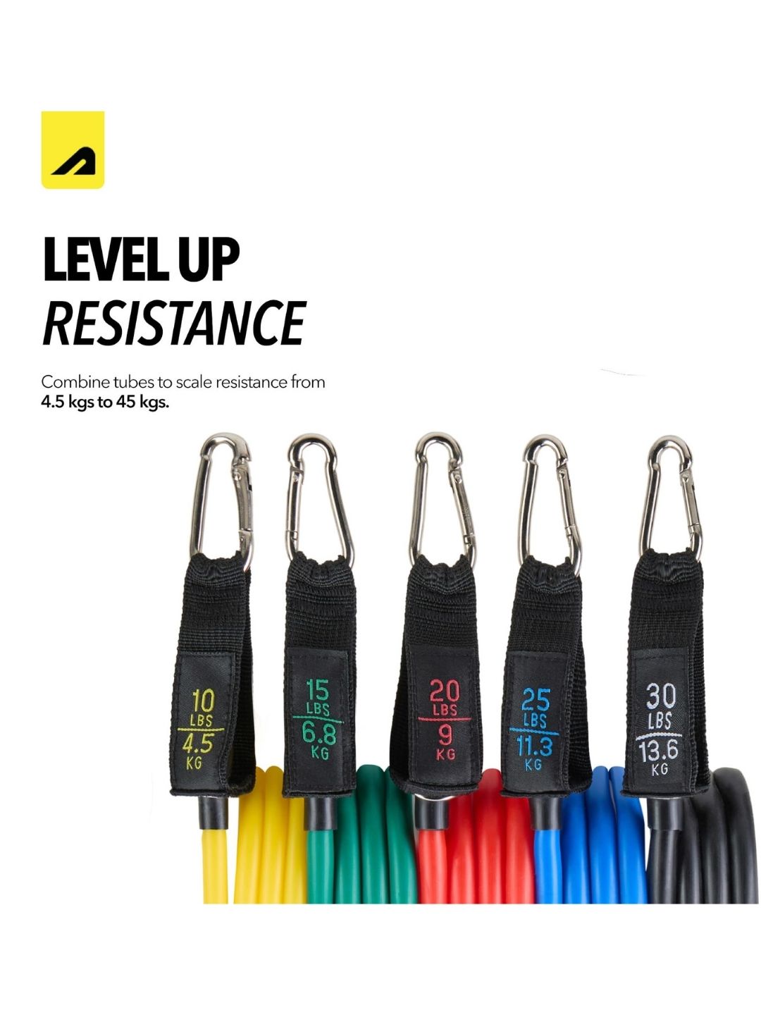 Boldfit Resistance Tube Set with Handles & Door Anchor (11 Pieces)