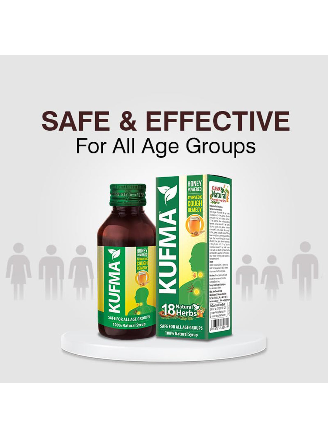 Wings Pharma Kufma Natural Ayurvedic Syrup (100 ml)
