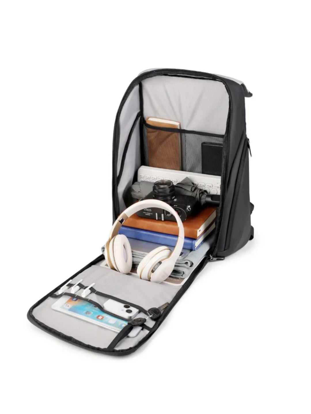 Zensu Airpack Black / Grey Padded Laptop Backpack