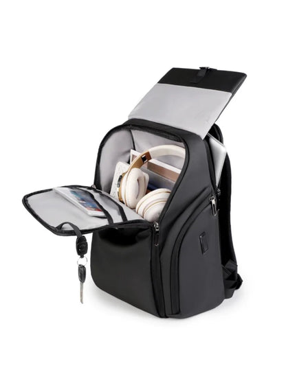Zensu Airpack Black / Grey Padded Laptop Backpack