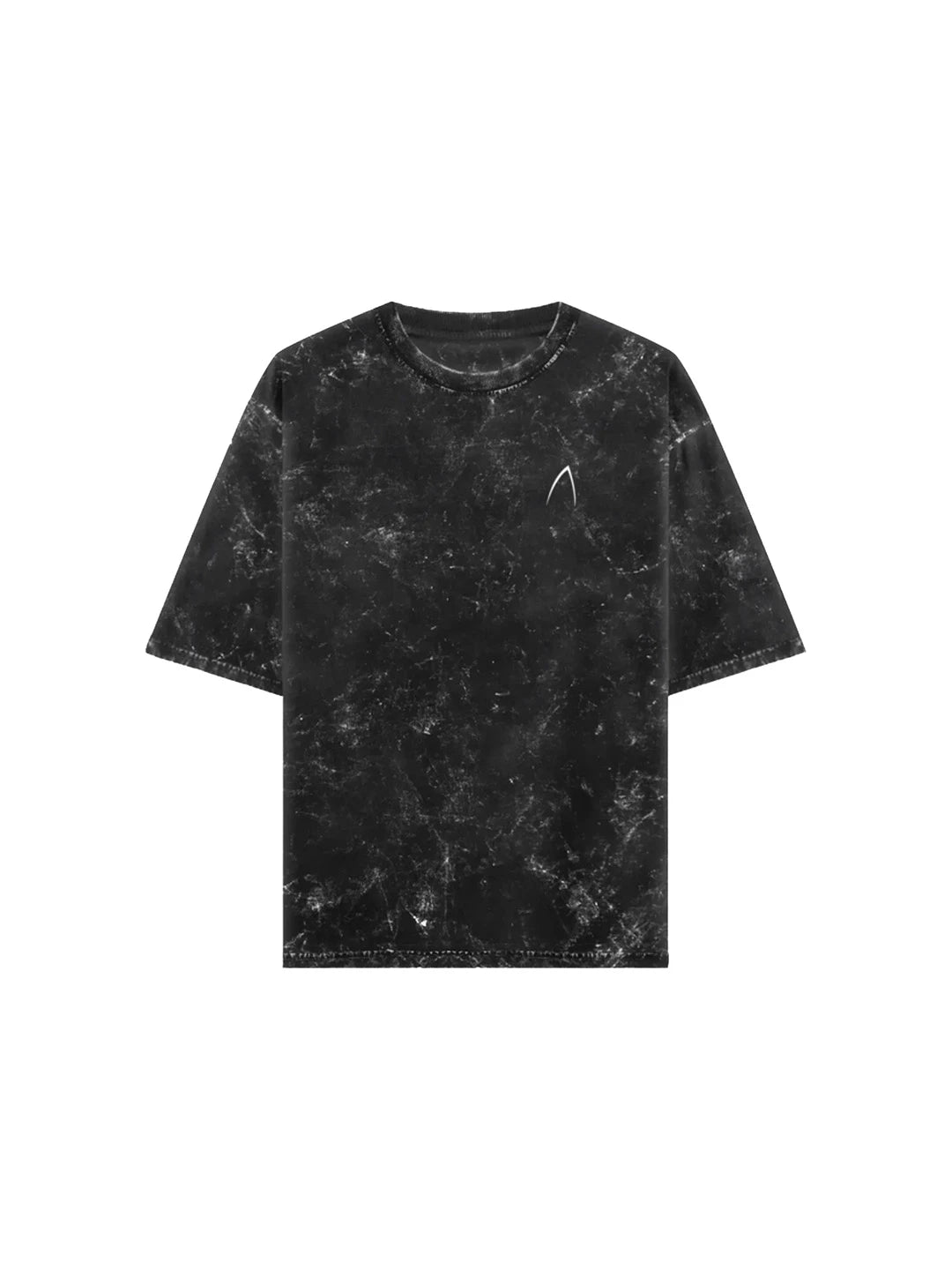 Arya Black Oversized Zodiac Capricorn Print Half Sleeve Cotton T-Shirt